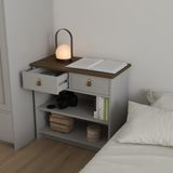  HAPPY FURNITURE , Tủ lưu trữ 3 tầng 2 ngăn kéo - NOMIA , THK_068 , 68cm x 35cm x 64cm 