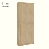  HAPPY FURNITURE , Kệ sách 6 tầng 2 cửa mở - CATY , KSA_058 , 80cm x 30cm x 202cm 