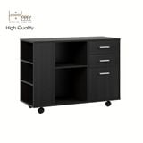  HAPPY FURNITURE , Tủ đựng hồ sơ kết hợp kệ sách - COMFEE , THK_017 , 100cm x 40cm x 66cm 