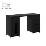  HAPPY FURNITURE , Bàn trang điểm chân sắt - LOUIS , BAN_036 , 130cm x 45cm x 75cm 