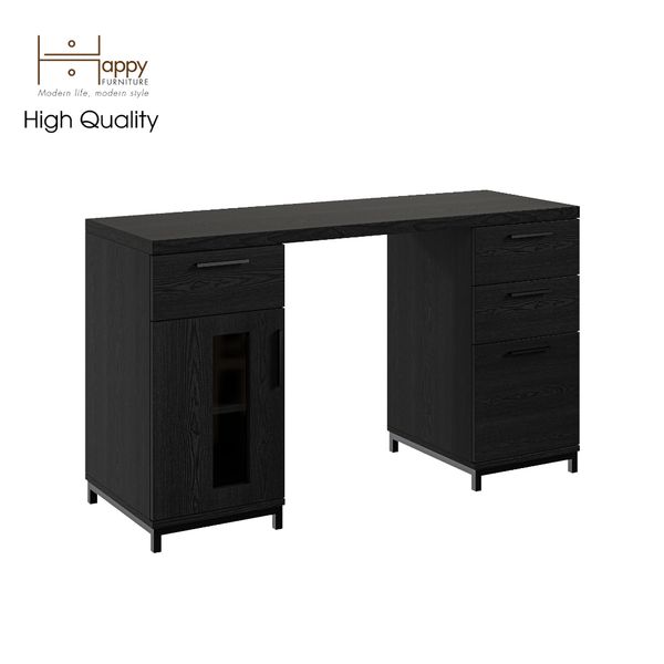  HAPPY FURNITURE , Bàn trang điểm chân sắt - LOUIS , BAN_036 , 130cm x 45cm x 75cm 