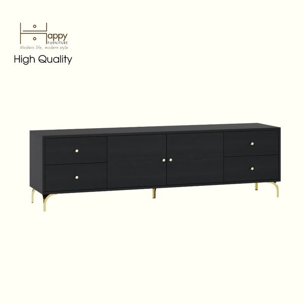  HAPPY FURNITURE , Kệ TV 2 cửa mở 4 ngăn kéo - HAPPI, KTV_082 , 180cm x 40cm x 52cm DxRxC 