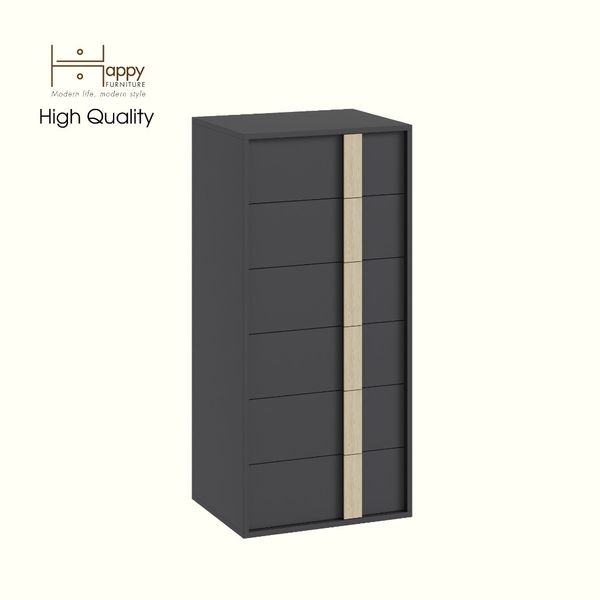  HAPPY FURNITURE , Tủ lưu trữ 6 ngăn kéo - SPACE, THK_285 , 56cm x 45cm x 121cm DxRxC 