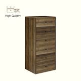  HAPPY FURNITURE , ZACY - Tủ lưu trữ 6 ngăn kéo , THK_217 , 55cm x 45cm x 121cm DxRxC, Sản phẩm phổ thông 