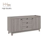  HAPPY FURNITURE , Kệ ti vi 3 ngăn kéo 2 cửa mở - KINA , KTV_011 , 140cm x 40cm x 68cm 