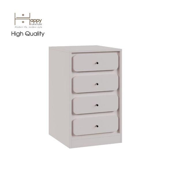  HAPPY FURNITURE , Tủ đựng đồ 4 ngăn kéo - SWEETY , THK_083 , 45cm x 50cm x 75cm 