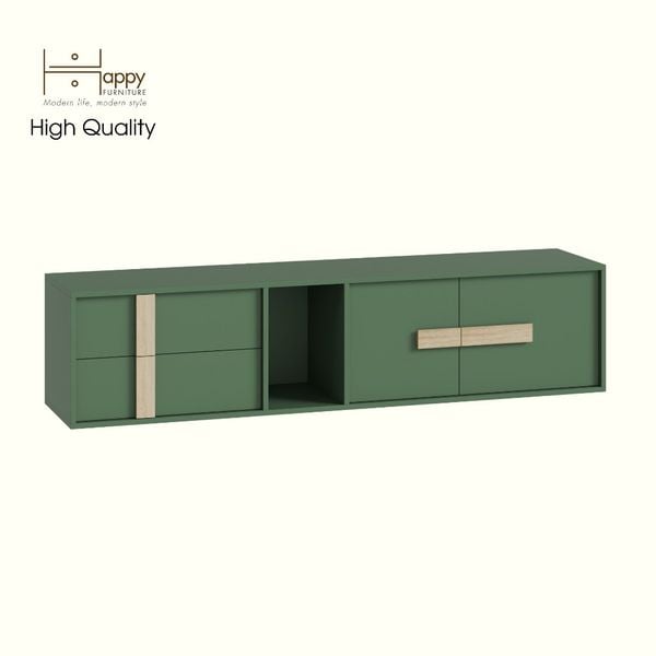  HAPPY FURNITURE , Kệ TV 2 ngăn kéo 2 cửa mở - SPACE, KTV_085 , 180cm x 40cm x 42cm DxRxC 