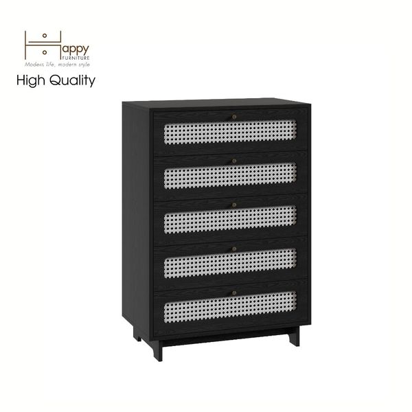  HAPPY FURNITURE , Tủ đựng đồ 5 ngăn kéo - MEYDAN , THK_078 , 78cm x 45cm x 112cm 