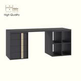  HAPPY FURNITURE , Bàn làm việc 4 ngăn kéo - SPACE, BAN_146 , 180cm x 59cm x 75cm DxRxC 