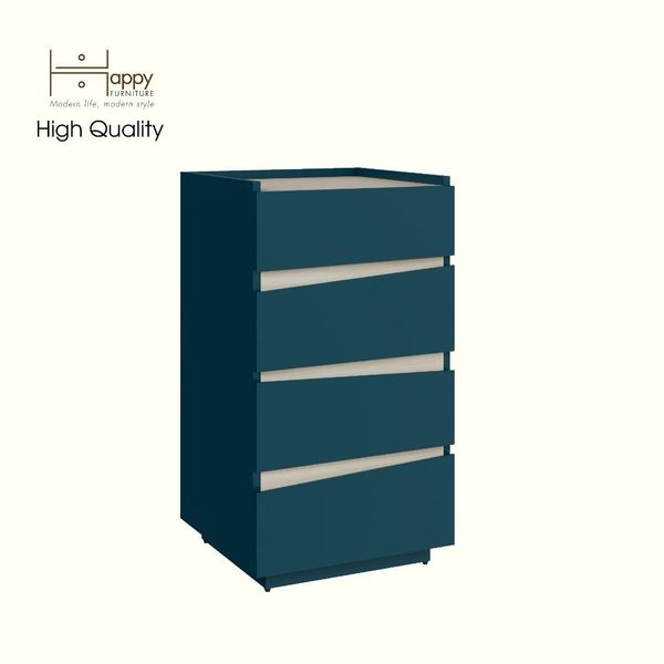  HAPPY FURNITURE , Tủ lưu trữ 4 ngăn kéo - VIGGO , THK_159 , 46cm x 40cm x 82cm 