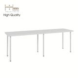  HAPPY FURNITURE ,  Bàn làm việc 6 chân sắt  - LIDA , BAN_017 BAN_018 BAN_019 , 60x73cm , sâu x cao 