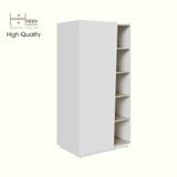  HAPPY FURNITURE , Tủ quần áo 1 cửa mở - VIGGO, TCM_175 , 90cm x 59cm x 180cm 