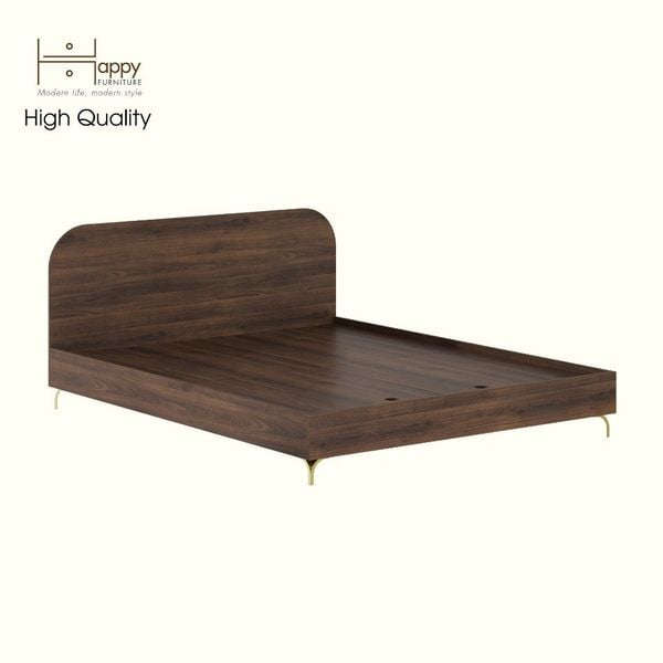  HAPPY FURNITURE , Giường ngủ chân sắt - HAPPI, GNG_234 GNG_235 GNG_236 GNG_237 , 203cm x 30cm DxC 