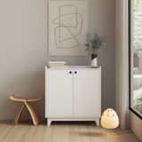  HAPPY FURNITURE , Tủ lưu trữ 2 cửa mở - KINA , TCM_042 , 80cm x 30cm x 85cm 