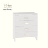  HAPPY FURNITURE , Tủ lưu trữ 4 ngăn kéo - CHEVY, THK_261 , 70cm x 45cm x 82cm DxRxC 
