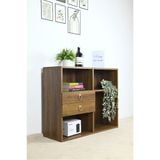  HAPPY FURNITURE , Tủ trang trí 2 hộc kéo - WESLEY , THK_047 , 90cm x 30cm x 72cm 