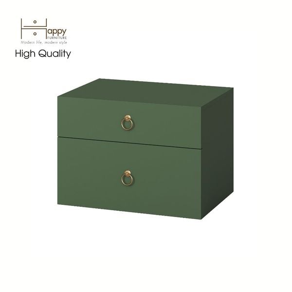  HAPPY FURNITURE , Táp đầu giường 2 hộc kéo - WESLEY , THK_049 , 56cm x 40cm x 40cm 