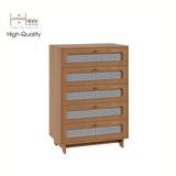  HAPPY FURNITURE , Tủ đựng đồ 5 ngăn kéo - MEYDAN , THK_078 , 78cm x 45cm x 112cm 
