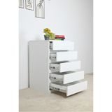  HAPPY FURNITURE , Tủ lưu trữ 5 ngăn kéo - OLA , THK_095 , 45cm x 45cm x 75cm 