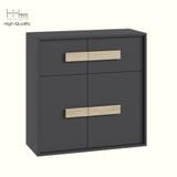  HAPPY FURNITURE , Tủ lưu trữ 4 cửa mở - SPACE, TCM_237 , 80cm x 32cm x 80cm DxRxC 