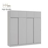 HAPPY FURNITURE , Tủ quần áo cửa lùa 2m2x2m2 - ELEGANT , TCL_007 , 220cm x 54cm x 220cm 