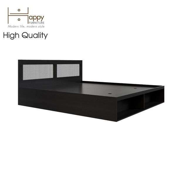  HAPPY FURNITURE , Giường ngủ 2 ngăn đựng đồ - ROTAN , GNG_126 GNG_127 GNG_128 GNG_129 , 205cm x 32cm 