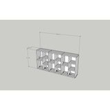  HAPPY FURNITURE , COMBO 3 kệ sách 5 ngăn - CATY , KSA_091, 156cm x 28cm x 77cm DxRxC 