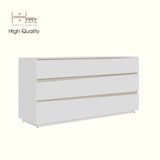  HAPPY FURNITURE , Tủ đựng đồ 6 ngăn kéo - VIGGO , THK_162 , 160cm x 45cm x 78cm 