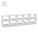  HAPPY FURNITURE , Kệ sách 2x5 - ZANE , KSA_033 , 220cm x 32cm x 62cm 