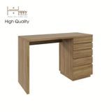  HAPPY FURNITURE , Bàn làm việc 5 ngăn kéo - MACRO , BAN_010 , 120cm x 45cm x 75cm 