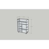  HAPPY FURNITURE , Tủ đựng đồ 2 cánh mở - MAVIS , TCM_159 , 80cm x 34cm x 110cm 