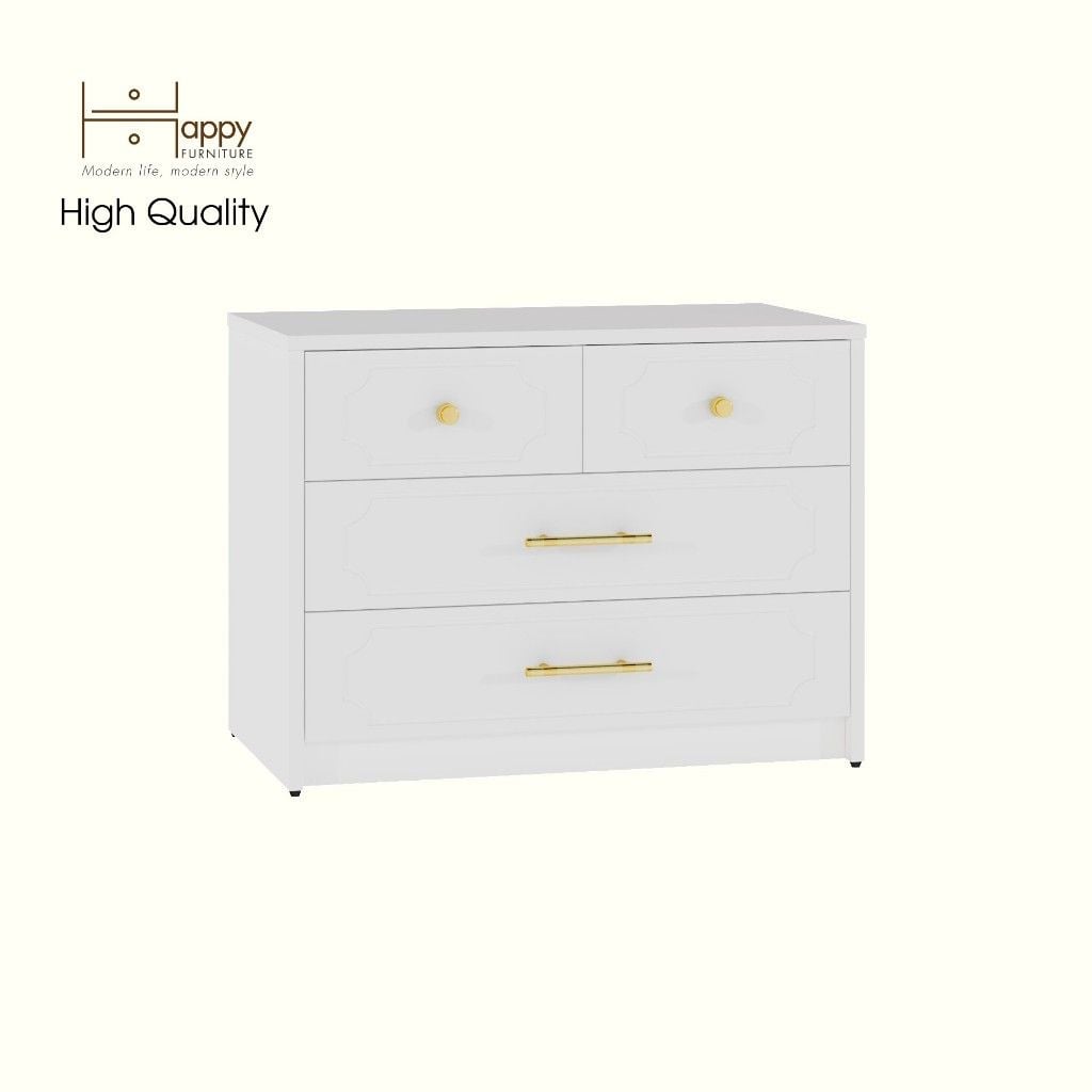  HAPPY FURNITURE , Tủ lưu trữ 6 ngăn kéo - NERIS , THK_137 , 70cm x 40cm x 52cm 