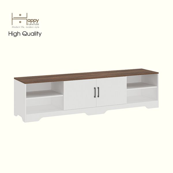  HAPPY FURNITURE , Kệ TV 2 cửa mở - SAFA , KTV_113 , 200cm x 45cm x 50cm DxRxC 