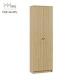  HAPPY FURNITURE , kệ sách 6 tầng 2 cửa mở - CATY , KSA_004 , 60cm x 30cm x 189cm 