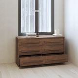 HAPPY FURNITURE , Tủ lưu trữ 6 ngăn kéo - RUBEL, THK_257 , 140cm x 45cm x 78cm DxRxC 