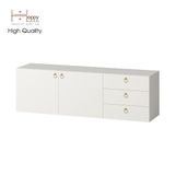  HAPPY FURNITURE , Kệ Tivi 3 ngăn kéo 2 cửa mở - WESLEY , KTV_004 , 160cm x 40cm x 50cm 