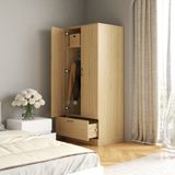  HAPPY FURNITURE , Tủ treo quần áo tiện dụng - SALY , TCM_010 , 76cm x 56cm x 180cm 