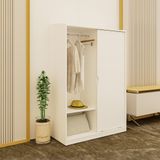  HAPPY FURNITURE , Tủ quần áo 2 cánh lùa - WINNI , TCL_036 , 120cm x 54cm x 180cm 