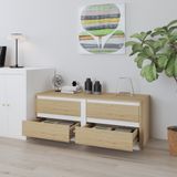  HAPPY FURNITURE , Tủ lưu trữ 4 ngăn kéo - ELIS , THK_336 , 120cm x 45cm x 47cm DxRxC 