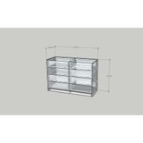  HAPPY FURNITURE , HEINEE - Tủ lưu trữ 8 ngăn kéo, THK_235 , 120cm x 45cm x 82cm DxRxC, sản phẩm phổ thông 