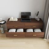  HAPPY FURNITURE , Tủ lưu trữ 6 ngăn kéo - CHEVY, THK_266 , 140cm x 45cm x 60cm DxRxC 