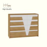  HAPPY FURNITURE , Tủ lưu trữ 8 ngăn kéo - PONIX , THK_113 , 96cm x 32cm x 74cm 