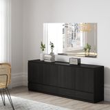  HAPPY FURNITURE , Tủ lưu trữ 4 cánh mở - OLA , TCM_076 , 180cm x 40cm x 76cm 