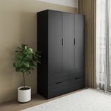 HAPPY FURNITURE ,Tủ lưu trữ 3 cửa mở - LAYLA , TCM_274 , 119cm x 45cm x 190cm DxRxC 