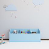  HAPPY FURNITURE , Thùng lưu trữ 3 ngăn cho trẻ em - KID , TLT_005 , 120cm x 36cm x 50cm 