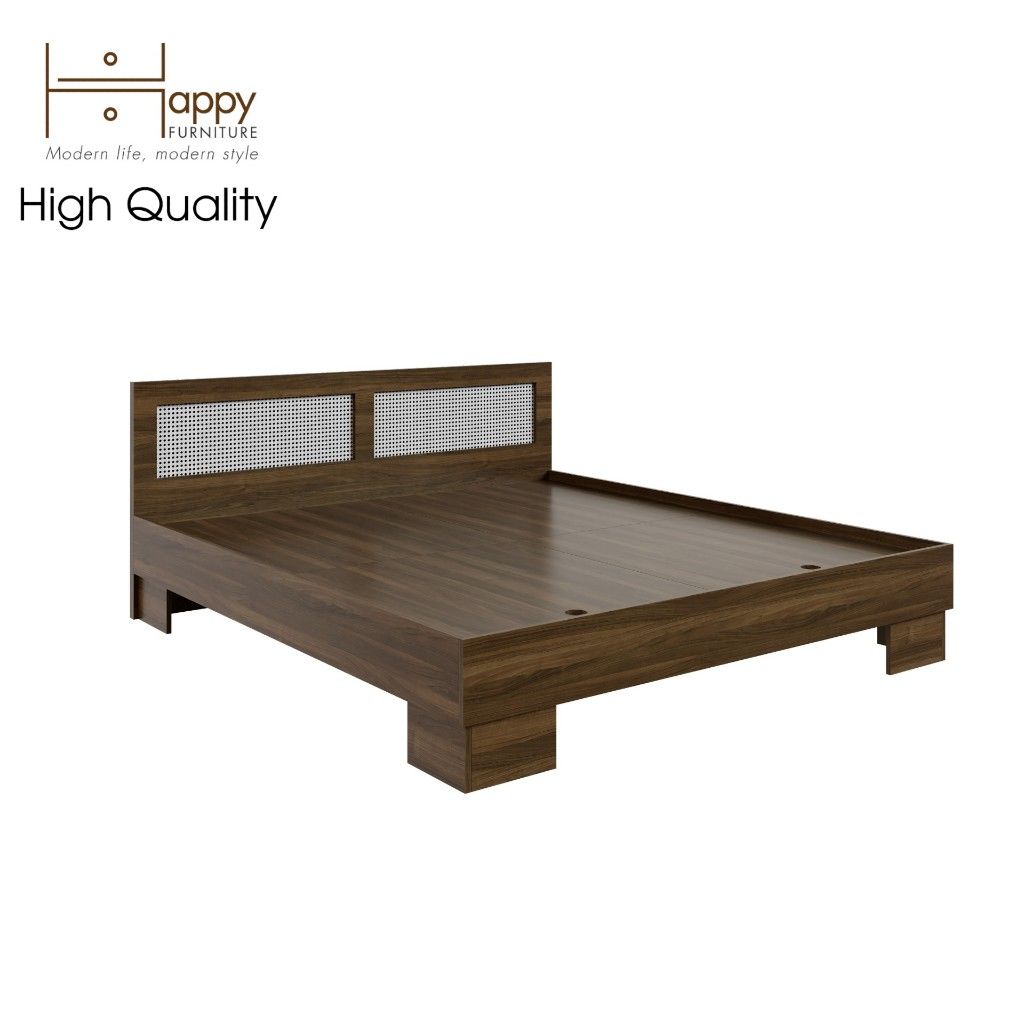  HAPPY FURNITURE , Giường ngủ lưới mây - ROTAN , GNG_122 GNG_123 GNG_124 GNG_125 , 205cm x 36cm 