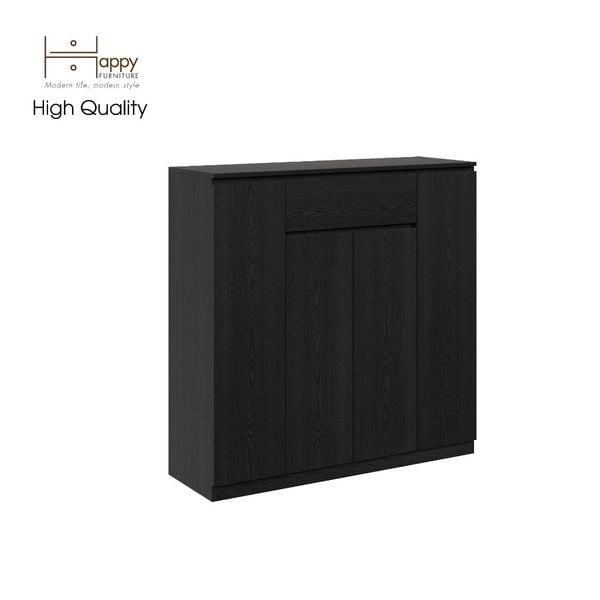  HAPPY FURNITURE , Tủ lưu trữ 4 cánh mở 1 ngăn kéo - OLA , TCM_080 , 120cm x 40cm x 120cm 