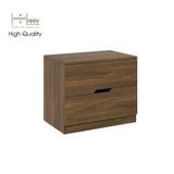  HAPPY FURNITURE , Táp đầu giường 2 ngăn kéo - DASH , THK_056 , 60cm x 40cm x 50cm 