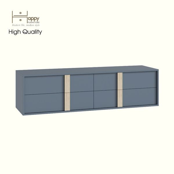  HAPPY FURNITURE , Tủ lưu trữ 4 ngăn kéo - SPACE, THK_281 , 160cm x 45cm x 43cm DxRxC 