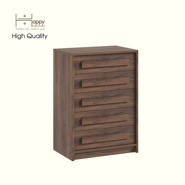  HAPPY FURNITURE , Tủ lưu trữ 5 ngăn kéo - RUBEL, THK_256 , 60cm x 40cm x 86cm DxRxC 